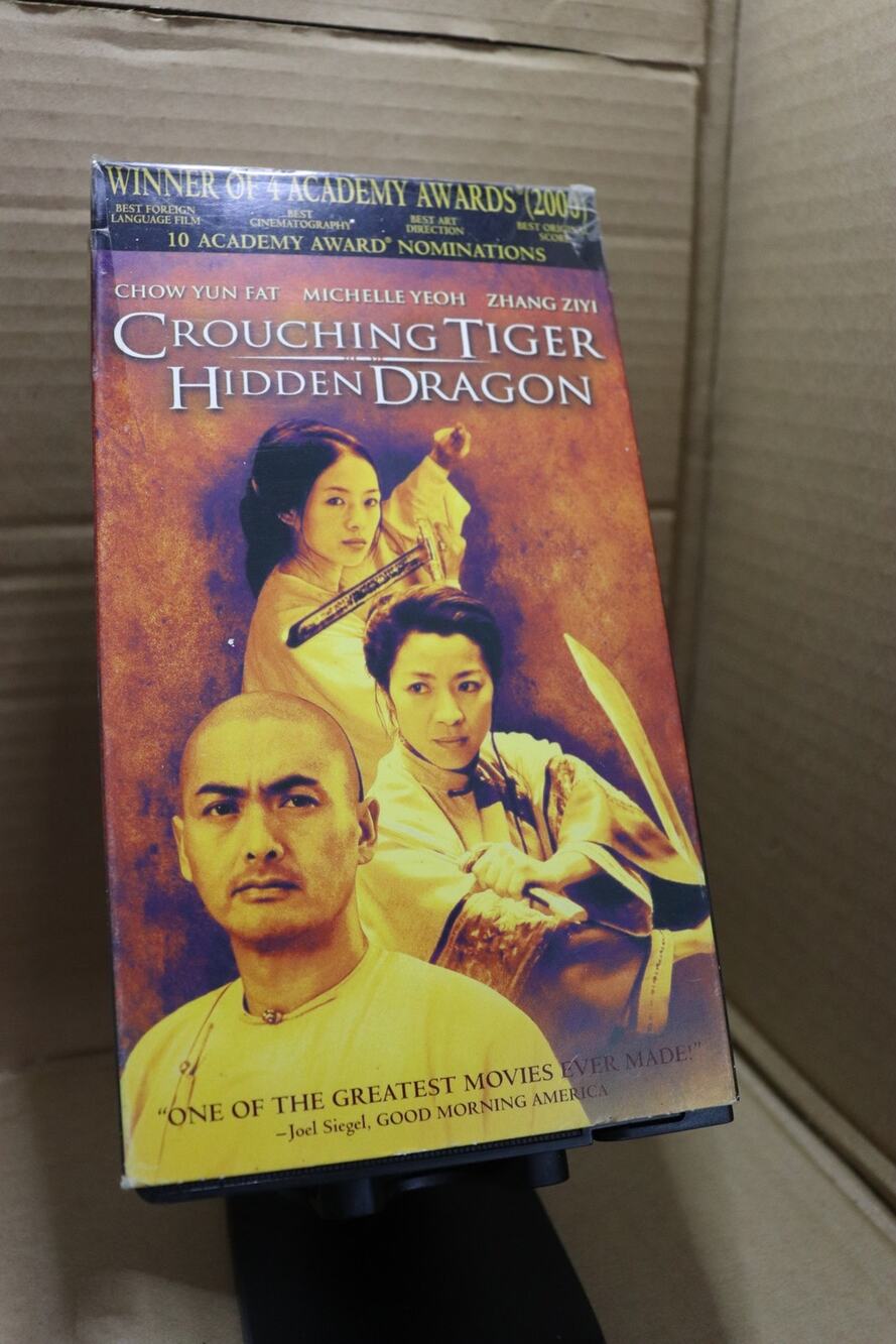 Crouching Tiger Hidden Dragon VHS